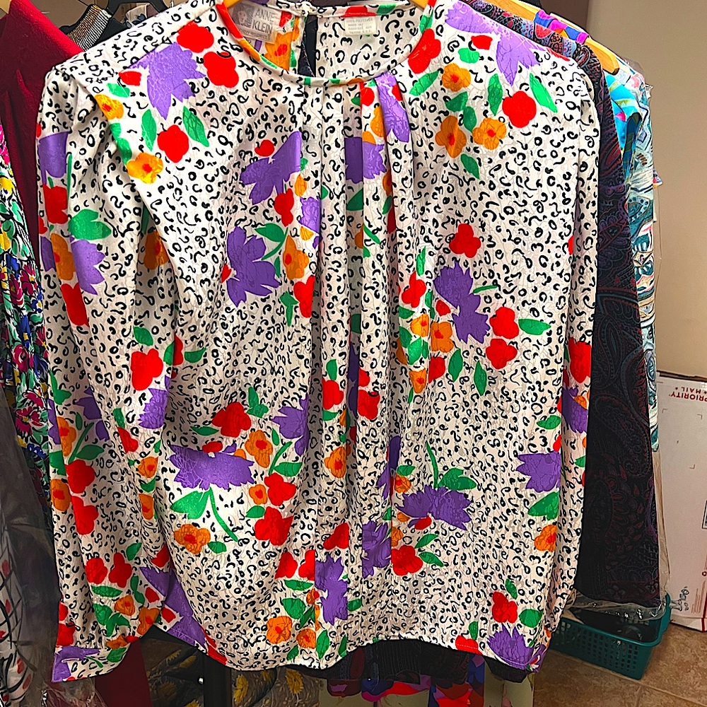 Vintage Anne Klein For New Aspects Blouse (12)